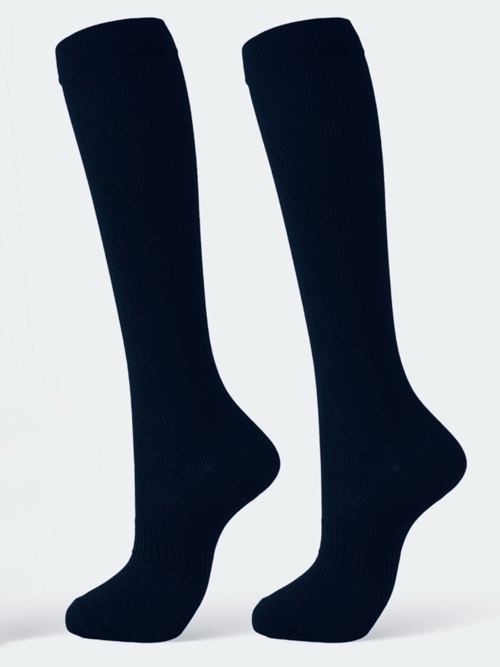 Fitfel Compression Socks, Black, Set of 2